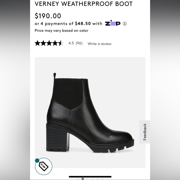 Naturalizer Booties: VERNEY WEATHERPROOF BOOT - Picture 3 of 5